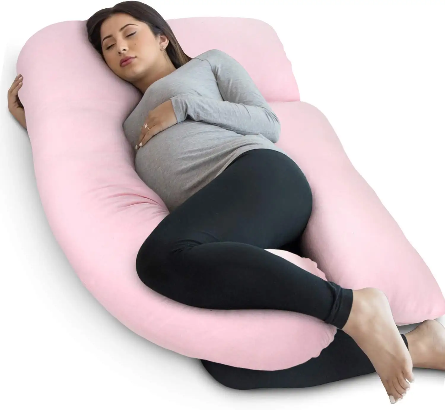 Oreillers de maternité en forme de U oreiller de corps de grossesse utilisation de la saison aigre femmes enceintes dormeurs latéraux literie oreillers relaxants
