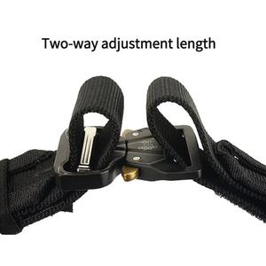 Cinturón Táctico MOLLE de Nailon de Alta Resistencia de 2 Pulgadas con Liberación Rápida, Gancho y Bucle Metálicos, Corte Láser, y Fundas de Seguridad Internas - Product Image 5