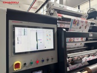 Machine d'impression flexographique à unité servo complète, haute précision de l'alignement pour l'impression de papier d'emballage alimentaire et de boîtes en carton
