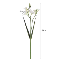 Oh Arts Bunga Freesia Artifisial Tinggi 59cm, Laris Manis untuk Grosir Bunga Artifisial Dekorasi Pernikahan