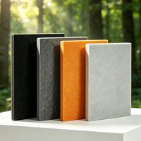 Panneau acoustique en polyester 1220x2440mm, panneau absorbant le son en fibre pour studio, hall et décoration de bureau