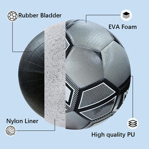 Balón de Fútbol de Cuero Personalizado de 32 Piezas, Número 5, Resistente a Explosiones y al Desgaste, <span class=keywords><strong>para</strong></span> Estudiantes, Entrenamiento, Competición Profesional - Product Image 4