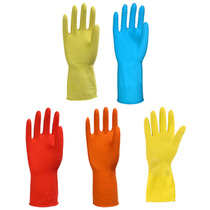 De manga larga cálido guantes de goma hogar ropa guantes lavado plato guantes de látex <span class=keywords><strong>ama</strong></span> de casa necesario - Product Image 3
