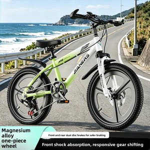 Bicicleta de Acero con Alto Contenido de Carbono, Nuevo Modelo, <span class=keywords><strong>para</strong></span> Niños y <span class=keywords><strong>Niñas</strong></span> de 6 a 17 Años, Estudiantes de Primaria, Niños Mayores, 6 Velocidades, con Resorte - Product Image 4