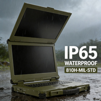 Ordinateur portable robuste pour l'exploitation minière de 15,6 pouces avec processeur Intel et fonction d'efficacité énergétique IP65