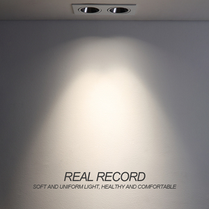 Đôi đầu <span class=keywords><strong>LED</strong></span> recessed trần Downlight 10W <span class=keywords><strong>7W</strong></span> 20W 30W <span class=keywords><strong>Led</strong></span> Downlight chống chói <span class=keywords><strong>COB</strong></span> ánh sáng tại chỗ trong nhà <span class=keywords><strong>LED</strong></span> chiếu sáng lịch thi đấu - Product Image 5