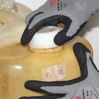 Seeway EN388 3132X Gants de travail industriel de sécurité enduits de mousse de polyamide nitrile