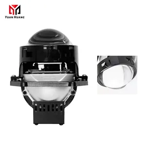 3 Inch Bi LED Projector Lenses For Headlight Hella Auto Lamp 160W 40000LM Car Lights Retrofit Kits Lens with Fan Glass