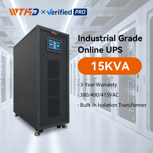 UPS Trifásico Industrial en Línea de 15 kVA 15 kW con Onda Sinusoidal Pura, Sistema de Alimentación Ininterrumpida <span class=keywords><strong>para</strong></span> Hospitales con Batería Externa - Product Image 1