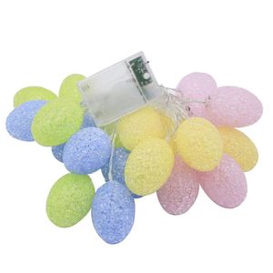 Luces LED de plástico para huevos de Pascua, guirnalda colorida, decoración para fiestas, suministros para la decoración de Pascua - Product Image 5