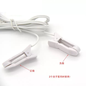 สายเชื่อมต่ออิเล็กโทรดหนีบหูและหน้าอกขนาด 2.5 มม. พร้อมปลั๊กแจ็ค 3.5 มม. ต่อกับขั้วต่อแบบพิน 2.0 มม. สองขั้ว สายเชื่อมต่อ Tens - Product Image 3