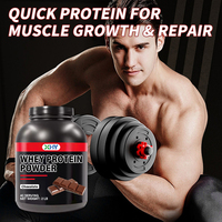 Label pribadi rasa coklat bubuk Protein Whey untuk suplemen otot untuk dewasa bubuk campuran minuman Protein