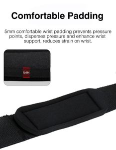 Sangles de levage antidérapantes en silicone alvéolé, ceinture de force pour soulevé de terre, squat profond, tractions, protège-mains et bandes de maintien pour poignets - Product Image 4