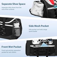 Sac de sport de boxe avec tissu en maille respirante, adapté à tous les équipements, idéal pour le MMA, le BJJ, le Taekwondo et le Muay Thai.