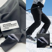 Tela Impermeable, Transpirable y Ecológica con Revestimiento de PU y Memoria para Chaquetas de Senderismo, Equipaje y Textiles para el Hogar