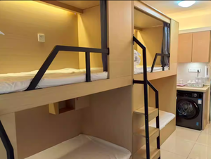 Kapsel bett Gästehaus Schlafzimmer Thema Hotel Doppelbett Teenager Zimmer Bett Universität Schlafsaal Bett Hotel Schlafzimmer Set Großhandel - Product Image 5