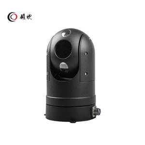 Kamera Dome PTZ Keamanan Luar Ruangan yang Dipasang di Kendaraan dengan Penglihatan Malam 80M - Product Image 1