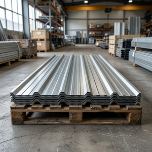 Lámina de Acero Corrugado Galvalume sin Recubrimiento, Panel de Techo Metálico con Recubrimiento de Aluminio y Zinc, Grado 550, Dureza Total, Estándar ASTM, Corte a Medida - Product Image 5