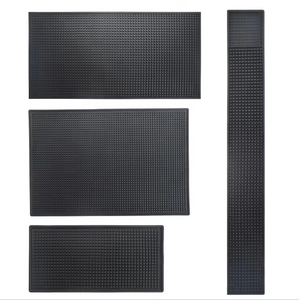 Custom Made Soft PVC Rubber <b>Bar</b> <b>Mat</b> Anti-Slip Counter Beer <b>Mat</b> Processing Service Cutting - Product Image 4