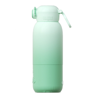 Calentador de Biberones Portátil Recargable para Exteriores 2026, 350 ml, Control Táctil, Temperatura Ajustable, 24 Horas de Temperatura Constante, USB