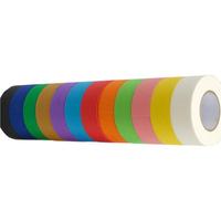 Papier crépon acrylique de viscosité moyenne, 12 couleurs arc-en-ciel, simple face, facile à déchirer, inscriptible, sans résidu de colle, auto-adhésif