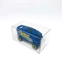 Caja de Embalaje Transparente de PVC para Autos de Juguete Hot Wheels, Caja de Plástico Transparente con Materiales Reciclados
