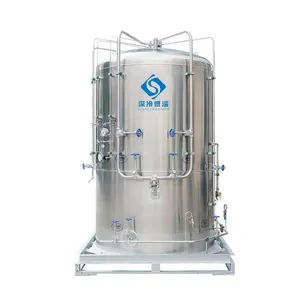 Lng Lco2 Ln2 Lar Micro Bulk Tank Mini Small Cryogenic Liquid Oxygen Nitrogen Argon Storage Gasifier Canister Microbulk Tank