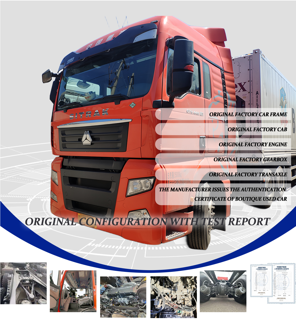 SITRAK C7H 6X4 ZZ4256V364HE1B 440HP - Heavy Truck for Logistics