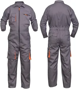 Baju Kerja Lengan Panjang Overall Pria, Pakaian Kerja Boiler Setelan Kustom, Penutup Bekerja, Peralatan Keselamatan Pelindung HM-4306 PK