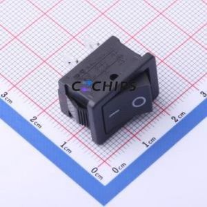 RS601A-1010011BB Rocker Switch Through hole Component (THT) Switch 21mm 15mm 13.6mm Concave Bend - Product Image 1