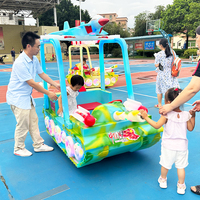 Parc d'attractions, grande aire de jeux extérieure, équipement d'amusement pour enfants, voiture électrique à tamponneaux, jouet de parc d'attractions