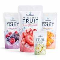 Sachet Doypack à fond plat refermable à haute barrière pour emballage alimentaire de snacks, mélange chili-citron vert, marque privée