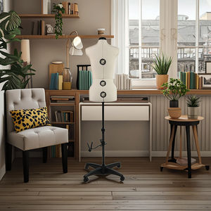 <span class=keywords><strong>Maniquí</strong></span> de <span class=keywords><strong>Costura</strong></span> <span class=keywords><strong>Profesional</strong></span> Ajustable a Precio de Fábrica, Torso Femenino con Altura Ajustable para Uso Doméstico - Product Image 1