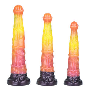 YOCY doppio strato di Silicone Dildo cavallo enorme Dildo con Hard Core gallo Vagina anale masturbarsi Dildo per le donne degli uomini - Product Image 3