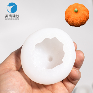Reusable DIY 3D <strong>Pumpkin</strong> Silicone Candle <strong>Molds</strong> for Candle Making Food Grade Silicone Fondant <strong>Molds</strong> - Product Image 2