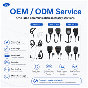 หูฟังวิทยุแบบเกี่ยวหู PTT สำหรับ Motorola APX6000 DP4600e GP380 R7 สำหรับ Kenwood TK2000 สำหรับ <span class=keywords><strong>Icom</strong></span> IC-<span class=keywords><strong>V86</strong></span> สำหรับ Sepura STP9000 - Product Image 6