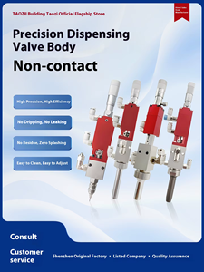 Vanne d'atomisation <span class=keywords><strong>Taozi</strong></span> de précision pour encre silicone UV, moteur de pulvérisation à rétraction par broche supérieure pour peinture anticorrosion de cartes de circuits imprimés - Product Image 2