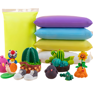 Arcilla Seca al Aire de 1 kg para Niños, Súper Ligera y Suave con Herramientas de Plástico Seguras, Venta Directa de Fábrica - Plastilina y Slime - Product Image 4