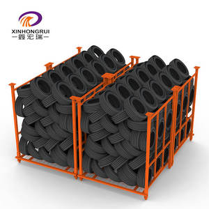 Support détachable en acier portable personnalisable avec stockage à plusieurs niveaux résistant à la rouille pour étagères à palettes de pneus en entrepôt - Product Image 3
