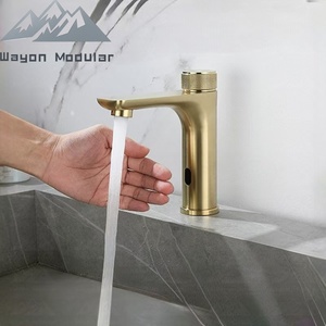 Смеситель для раковины Wayon Modern с сенсорным управлением, без касания, с керамическим картриджем, для общественных туалетов и мебели для ванной комнаты - Product Image 2