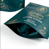 Sachet Mylar personnalisé imprimé pour snacks 200g 500g, refermable, anti-odeur, en plastique, pour emballage alimentaire, avec fermeture éclair