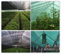 Filet de protection agricole et anti-oiseaux en PE de qualité supérieure, résistant aux UV, avec des caractéristiques coupe-vent durables pour serres et jardins