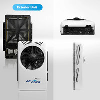 Nouveau climatiseur de toit divisé 12V, ventilateur de stationnement 24V pour camping-car, camion, bus, caravane, camping-car, fabrication de réfrigération