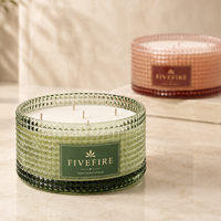 Ensemble de bougies parfumées personnalisées OEM, bougies aromatiques en cire de soja de luxe, vente en gros de bougies de grande taille pour la relaxation, cadeau