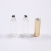 Flacon d'échantillon de parfum en gros 7ml 10ml 15ml, flacon roll-on pour huile essentielle, flacon de parfum à double bille roulante