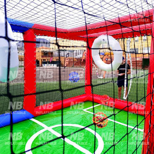 Dron inflable campo de fútbol comercial sellado con aire PVC evento Drone juego de pelota de fútbol tienda inflable Drone obstáculo Arena - Product Image 3