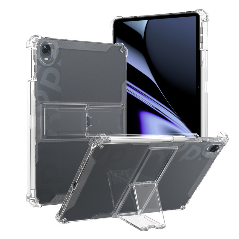 Transparent-6d case with stand