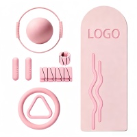 COMANA En gros Premium Barre d'haltères, Anneau de musculation en silicone pour haltères avec logo, Kit de fitness pour la maison, Accessoires de yoga et de Pilates