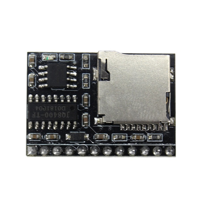 JQ8400-TF MP3 Player Module with TF Card Slot up to 32G Serial Port Control & Voice Playback Sound Modules Dfplayer Mini