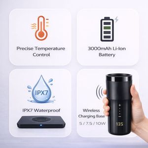 Vaso de Cartón con Tapa para <span class=keywords><strong>Café</strong></span> Personalizado, Vaso Dosificador de <span class=keywords><strong>Café</strong></span> Digital Subminimal Subscale - Product Image 3